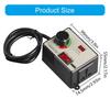 Speed Regulation Controller Switches for Grinders AC220-250V 15A Output Knob Variable Speed Power Tool Regulator