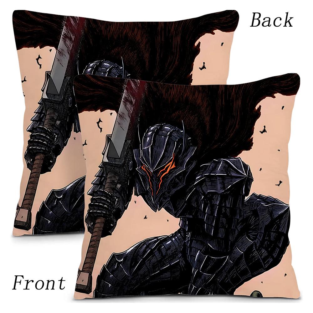 Berserk Pillowcase Pillow Covers Decorative Pillows Room Decorating Items Sofa Cover Modern Home Decoration Anime Cushion Decor