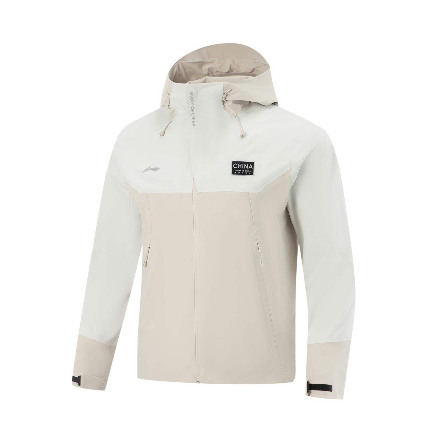 

Серия для настольного тенниса Li Ning Ветрозащитная Водоотталкивающая Куртка с капюшоном Мужская куртка AFDV969-3