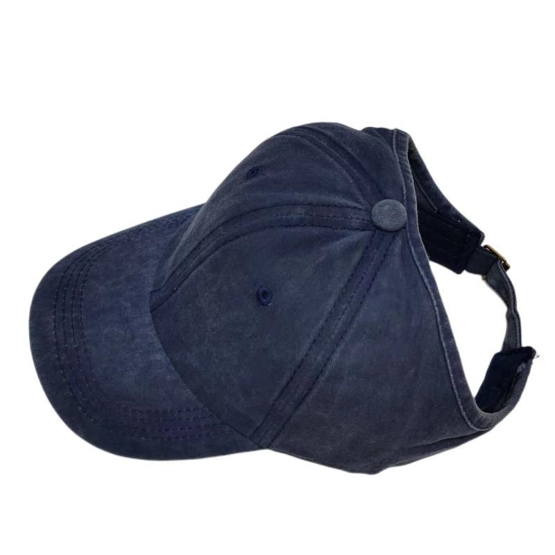 

Шляпа от солнца для девочек Бейсболка с хвостиком Винтажная женская Хлопковая спортивная шляпа Для активного отдыха Рыбалка Охота Кепки Snapback Для дальнобойщиков синий