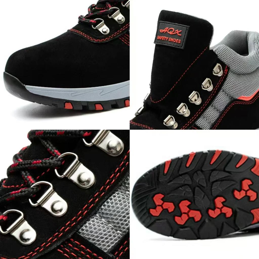 Fashion High Quality Men Safety Boots Work Boots Steel Toe Shoes Puncture-Proof Male Boot Winter Boots Warm Safety Botines for Men Botas