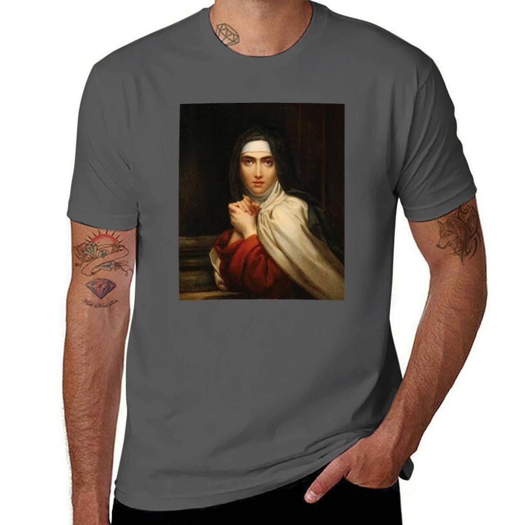 Saint Teresa Of Avila Tshirt Christmas Casual Short Sleeve Top