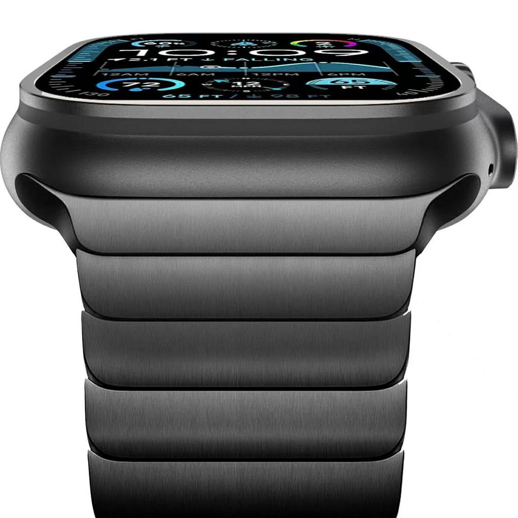 Watch Band for Apple Watch Ultra 3 2 1 49mm/Series 11 10 46mm/9 8 7 45mm/SE3 SE2 SE 6 5 4 44mm/3 2 1 42mm Replacement Titanium Strap