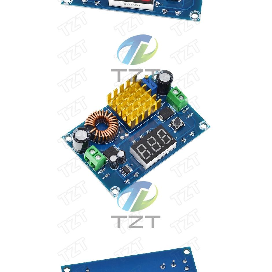 DC 3V-35V To DC 5V-45V Boost Module Digital Voltmeter DC-DC Step Up Module Boost Converter Board 5A Power Adjustable For Voltage