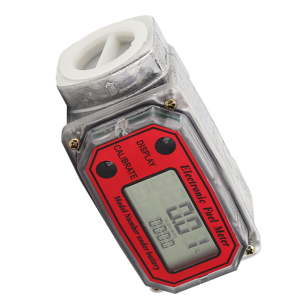 Mini Digital Turbine Flowmeter Diesel Fuel Flow Meter 10?200L 1" NPT