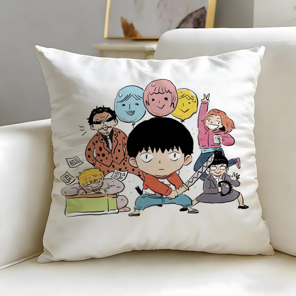 popular anime Kotaro Lives Alone Cushion Cover Soft EasyWash Pillow Case Versatile for Couch Bed Travel and Office