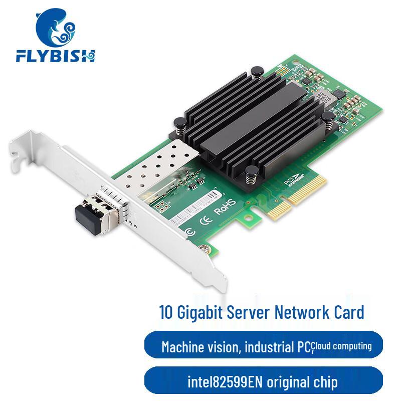 FLYBISH 10 Gigabit Fiber Optic Network Card