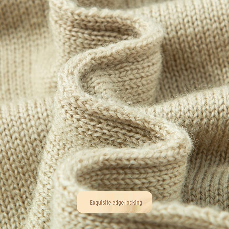 Men's 100% Merino Wool Heavyweight V-Neck Sweater