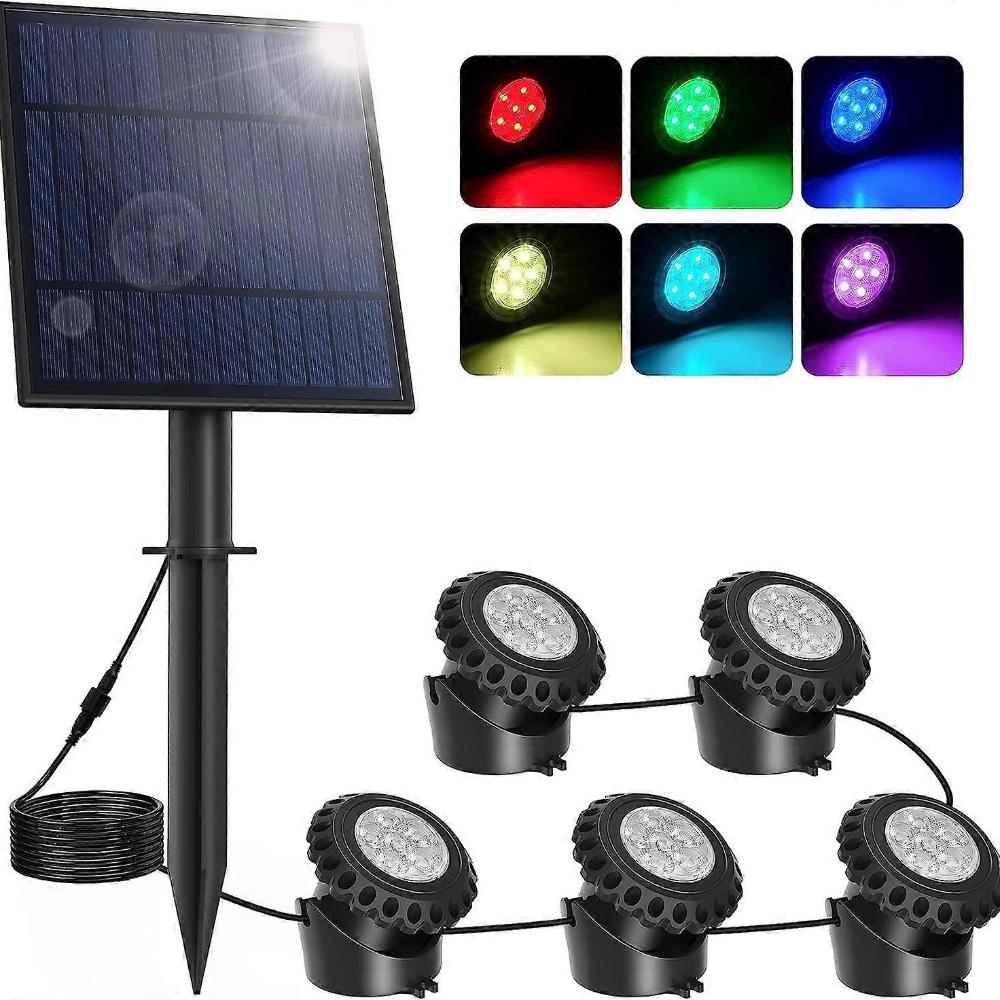 Solar Pond  S Submersible Pond   with 3   18 LEDs    Light Underwater  S IP68  Proof Amphibious  Ing   for  enOutdoor(  Press 3S To Turn On)