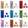 Christmas Decor Ball Set With Plastic Ornaments For Festive Tree And Home Decoration