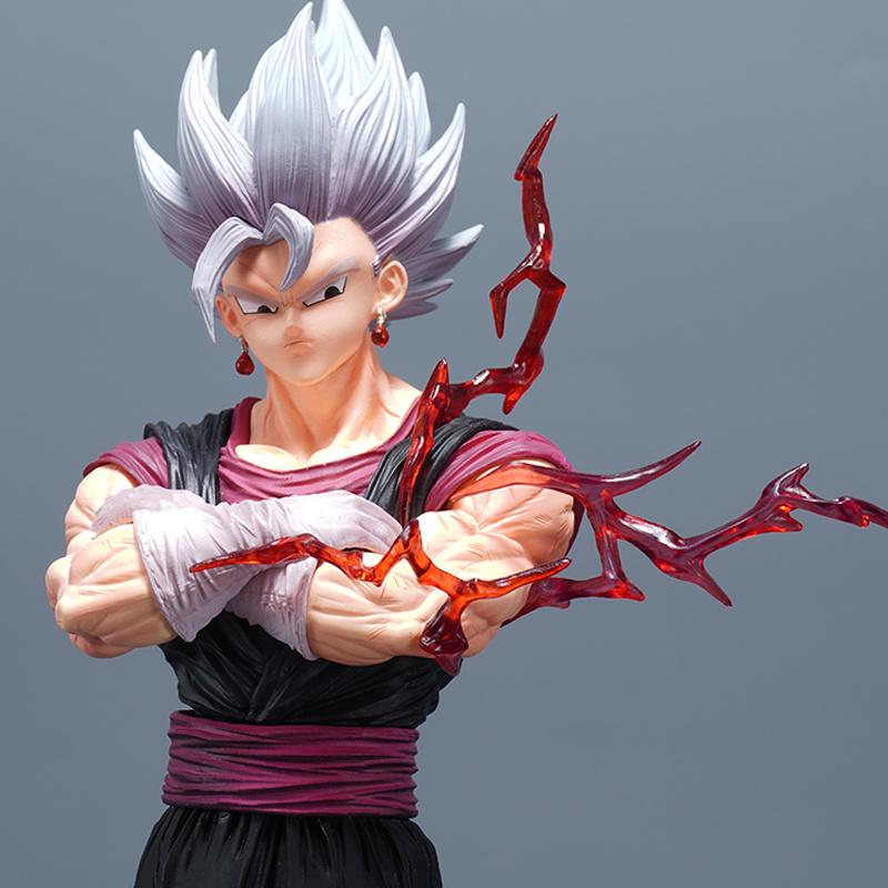 32cm Hb Vegetto Weekly Color Statue Dragon Ball Anime Figure Goku Vegeta Combination Ornament Pvc Anime Toys Model Children Gift