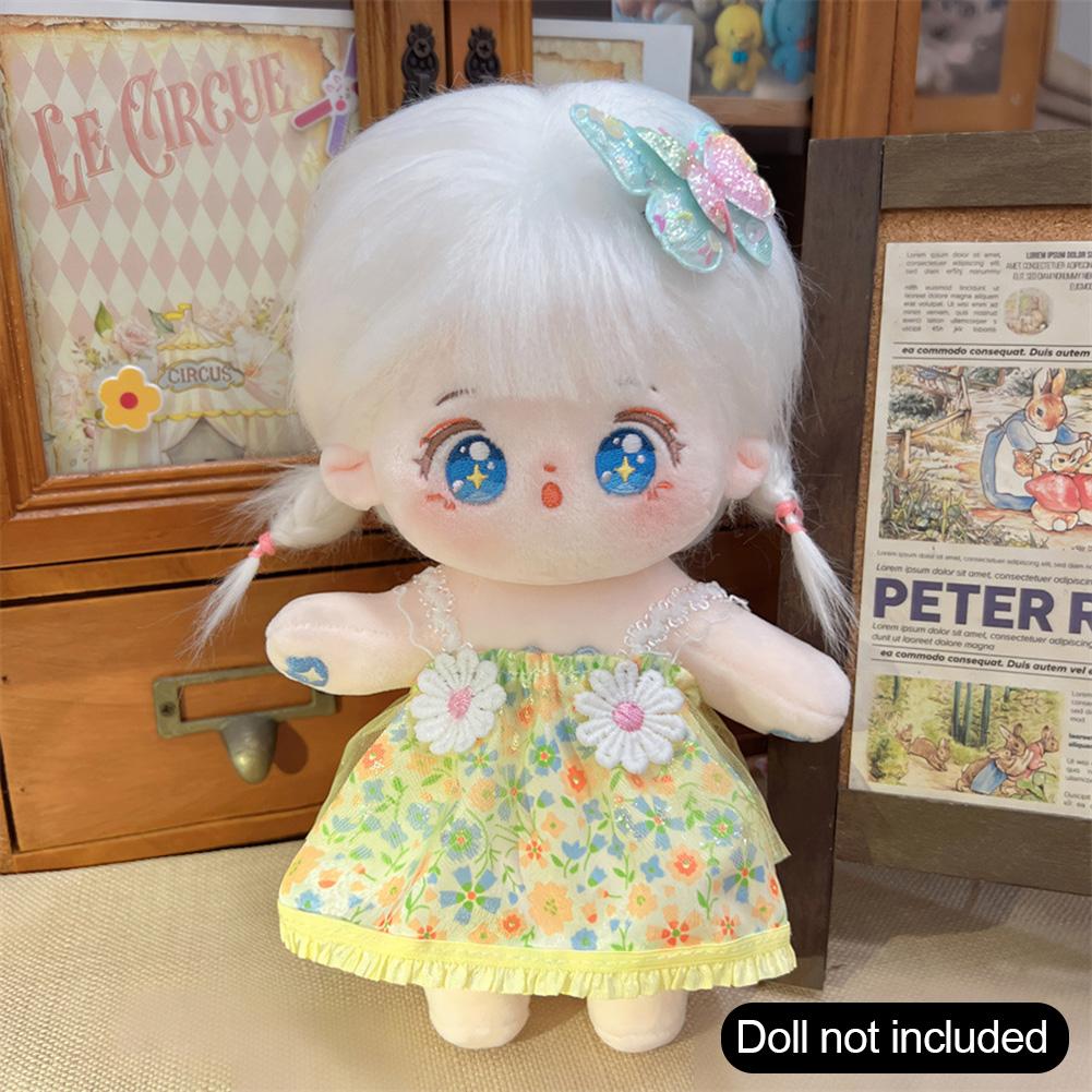 

20СМ Хлопковый Комбинезон для Куклы Мультяшная Плюшевая Кукла Сменная Одежда Аксессуары для Игры в Дом Мини-Одежда 11#