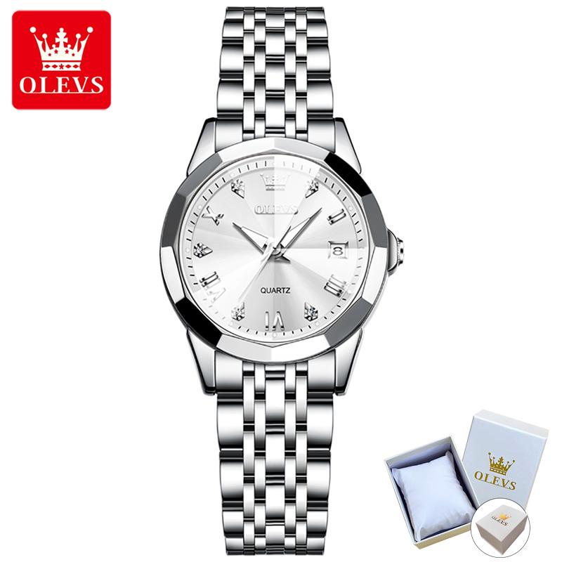 OLEVS 9931 Gift Box Quartz Watch Fashion Calendar Business Top Watch Waterproof Lady Watches