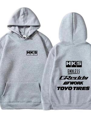 220G Men's Cool Japanese Car Hoodie - Casual Sports Fashion Sweatshirt