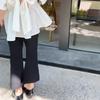 Kids Girls Trousers Black Flared Dance Pants