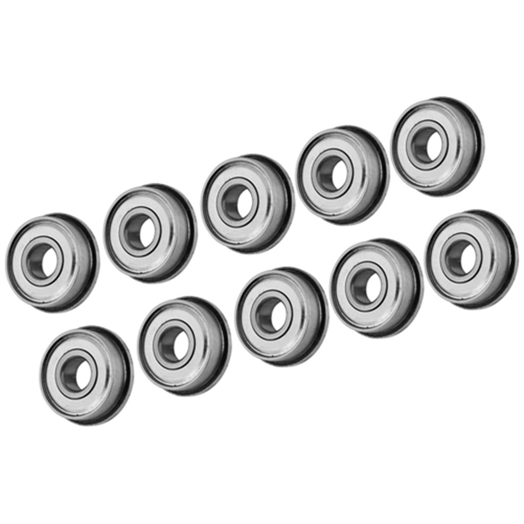 10pcs F608Z Shielded Steel Flanged Miniature Ball Bearings 8*22*7mm