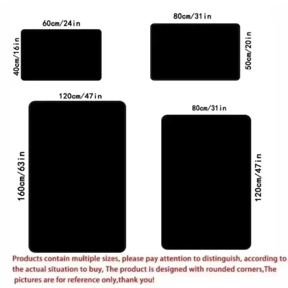 American Style Zebra Stripes Carpet - Water Uptake Non-slip Large Rugs for Living Room Bedroom Decoration Bedside Bathroom Mats