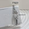 Fei Family Diamond Horseshoe Bracelet: Zodiac-Themed DIY Steel Wire for Couples