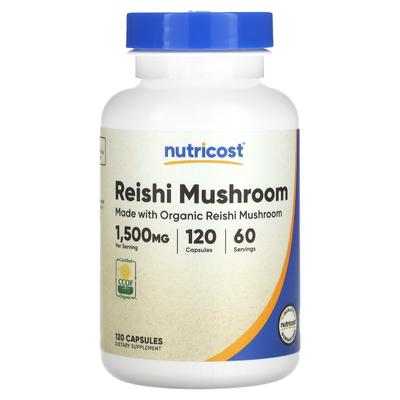 Reishi Mushroom, 120 Capsules (750Mg Per Capsule)