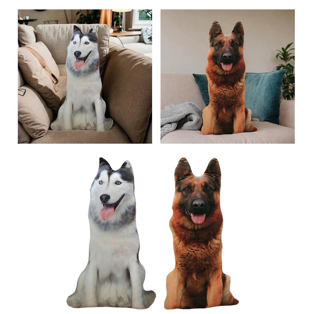 Dog Cushion, Pet Realistic Toy, Soft Filling, Ideal As A Birthday Gift, for The Living