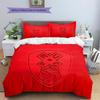 Rotherham United Badge Pattern Bedding Home Decoration Birthday Gift (1 * Duvet Cover + 2 * Pillowcase, Without Core)