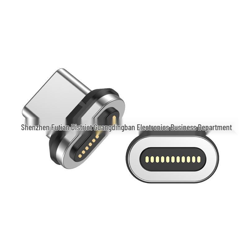 Grenzüberschreitendes magnetisches 3-in-1 PD-Schnellladekabel für Apple, Android & Typ-C-Geräte