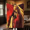 Inuyasha Plush Blanket Soft Comfortable All Seasons blanket Sofa Office Naps blanket Outdoor Travel throw Perfect Gift