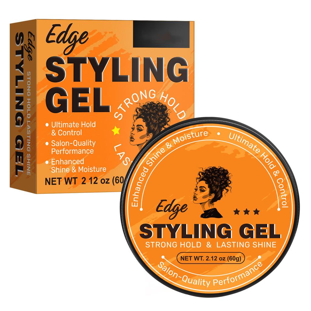 Hair Gel Moisturizing Styling Broken Hair Finishing Strong Styling Hair Gel Jelly Glue