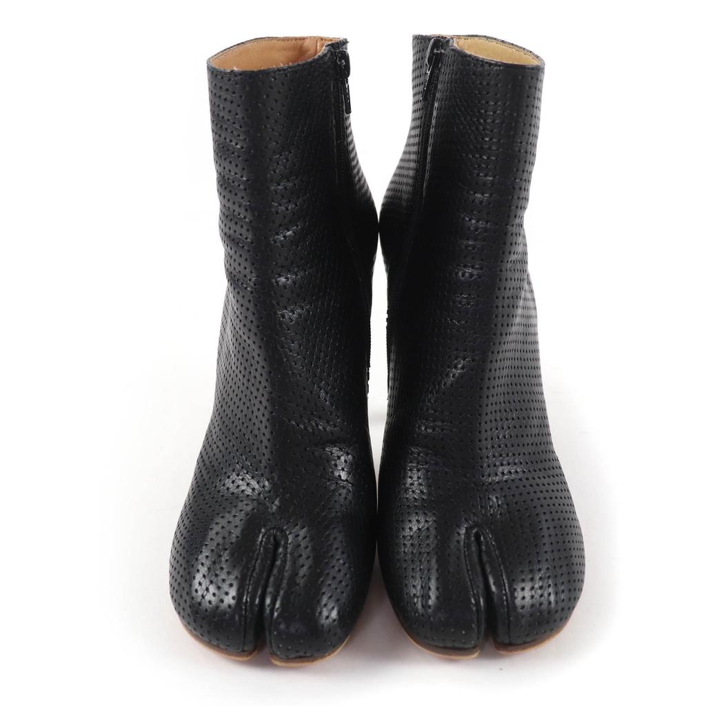 Ausgezeichnete Maison Margiela 22 Stiefeletten Tabi Perforiertes Leder Kurze Stiefel 37 Gebraucht