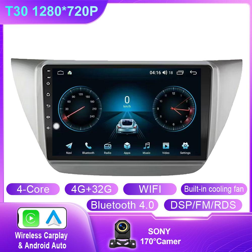 

For Mitsubishi Lancer 9 CS 2000 2001 2002-2010 Car Radio Carplay multimedia video player GPS DSP Car Autoradio QLED No 2din DVD