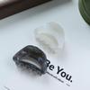 Nan Rui 4.5cm Acetate Hollow Semicircle Claw Clip - Sweet & Trendy Hair Accessory