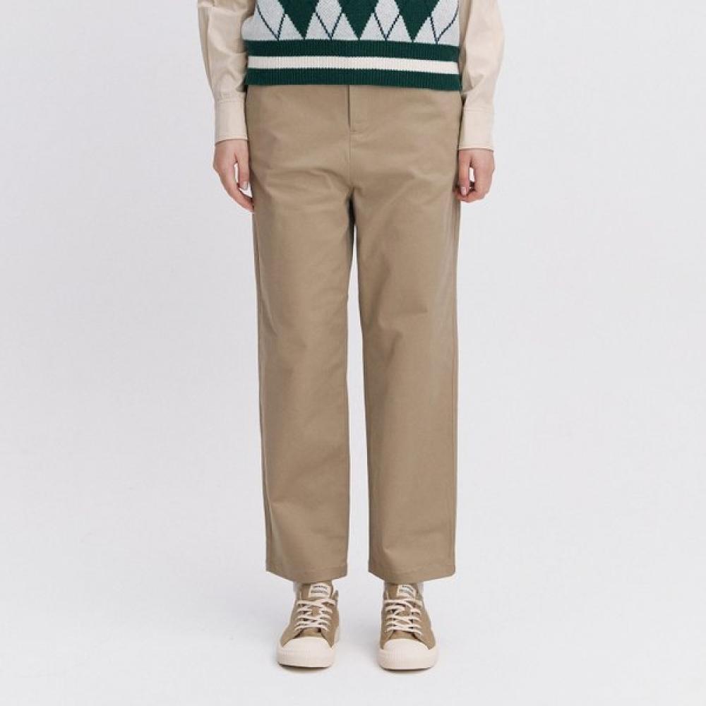 KANGOL Эластичные хлопковые брюки чинос бежевые 4531 L