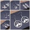 Animal Dangle Earring Vintage Bird Drop Earring Peacock Dove Feather Wing Dangle Drop Earring Fashion Animal Jewelry For Women