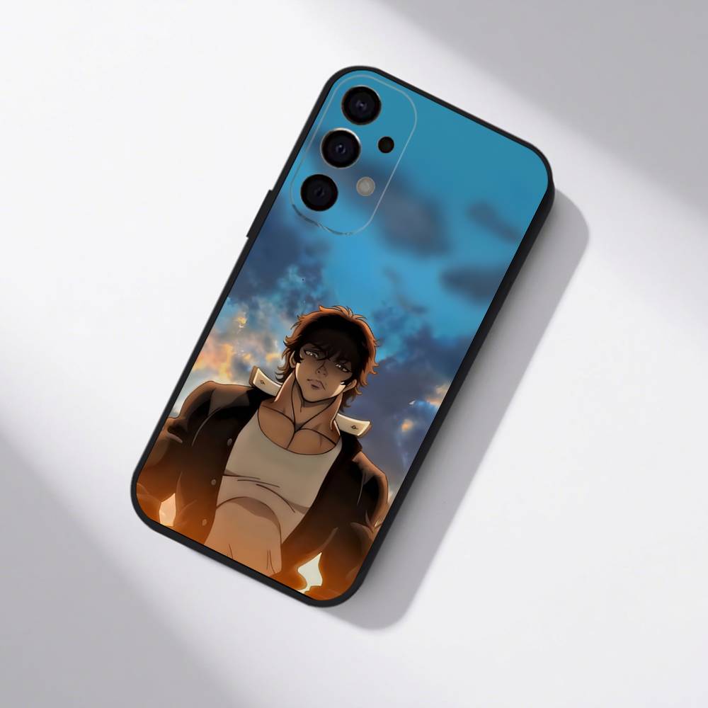 Baki Anime H-Hanma Phone Case For Samsung S25,S24,S21,S22,S23,S30,Ultra,S20,Plus,Fe,Lite,5G Black Cover