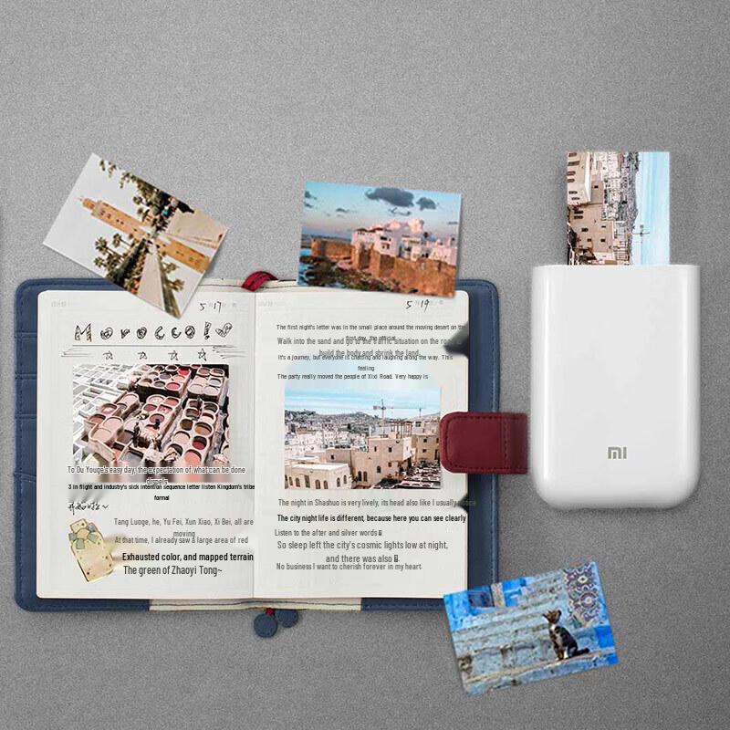 Adhesive Photo Paper 50 Sheets for Xiaomi Pocket Photo Printer 1S - Excluding Printer CN Plug (adapter Included)