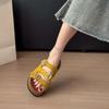 Internet Celebrity Explosion Non-slip Thick Bottom Women Wear Cool Slippers 2025 Summer New Light Casual Versatile Height-increasing Slippers