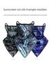 Sun Protection Mask Men and Women Cover Full Face Ear Veil Summer Ice Silk Scarf Sports Fishing Neck Protection Scarf Sets Face Mask