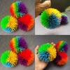 Farbenfroher Silikon-Koosh-Ball – Lebendiges Sinnesspielzeug, ideal für Autismus und Menschen mit besonderen Bedürfnissen