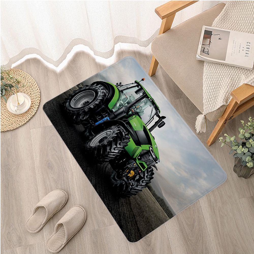 Tractor Mat Nordic Style Bedroom Living Room Doormat Home Balcony Anti-Slip Welcome Doormat Laundry Room Mat
