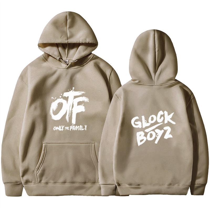 2025 new OTF letter print men's and women's hoodies spring and autumn goth casual comic pattern sweater