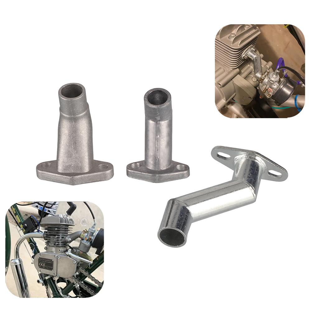 32mm/40mm Carburetor Intake Manifold w/Gasket For 49cc 60cc 66cc 80cc 2-Stroke Engine Motor Motorized Bicycle Bike Parts