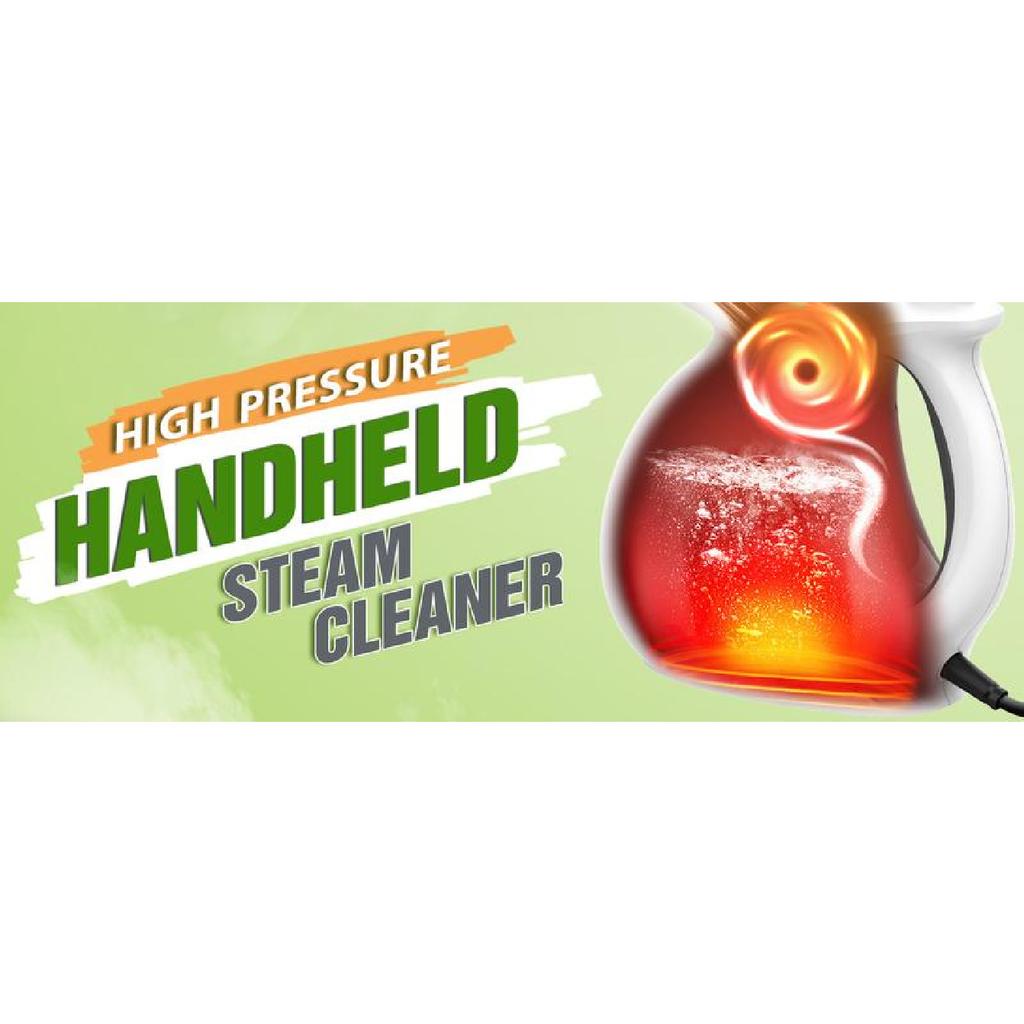 Phueut Pressurized Handheld Multi-Surface Natural Steam Cleaner with 12 Pcs Replacement Parts , Multi-Purpose Steamer for Springtok , Home and Car