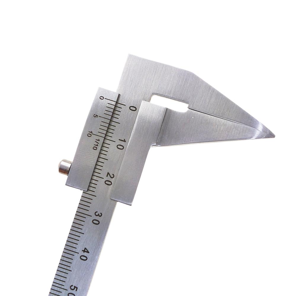 1 Piece Dental Orthodontic Calibrator Micrometer Measuring Tool Dental Caliper Vernier Sliding Ruler
