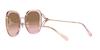 Coach HC7153B CK483 Sonnenbrille TRANSPARENT PINK 54 Damen