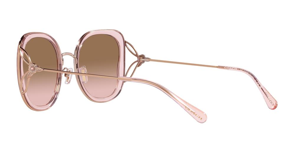 Coach HC7153B CK483 Sonnenbrille TRANSPARENT PINK 54 Damen