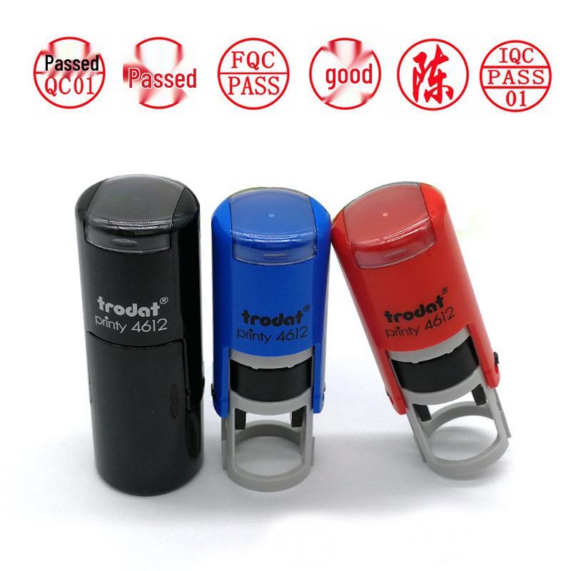 Zhuoda 4612 Multi-Use Stamp: Numeric, OK, Inspected, Qualified, PASS, 10MM, 10,000 Uses