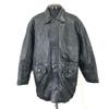 Beer Cow Leather Quilted Coat Jacket LL Black