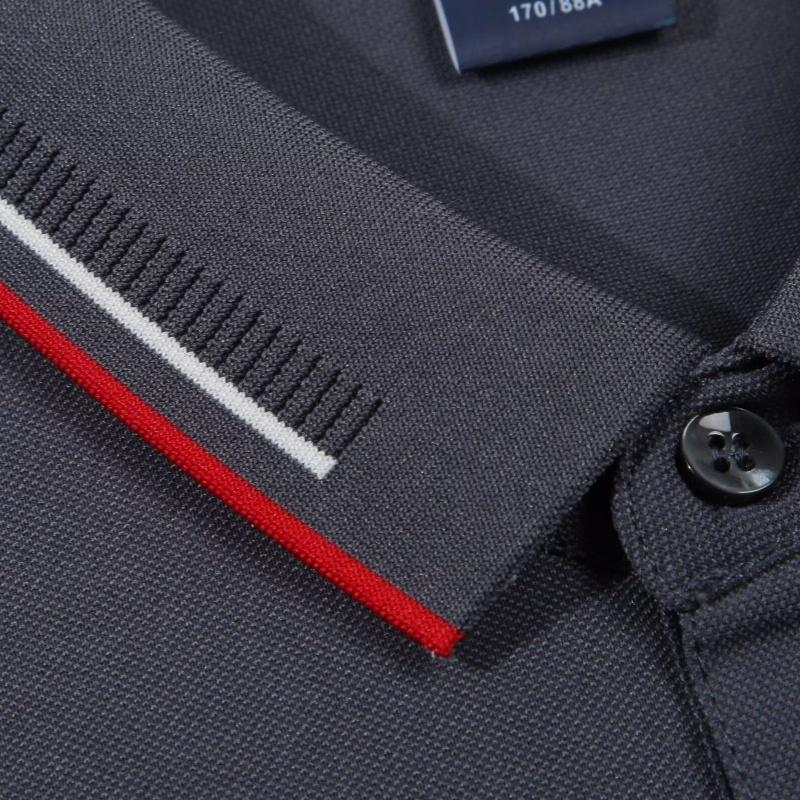 Men's POLO T-shirt Short sleeve shirt 5XL high stretch ice silk summer business casual non-ironing solid color anti-wrinkle