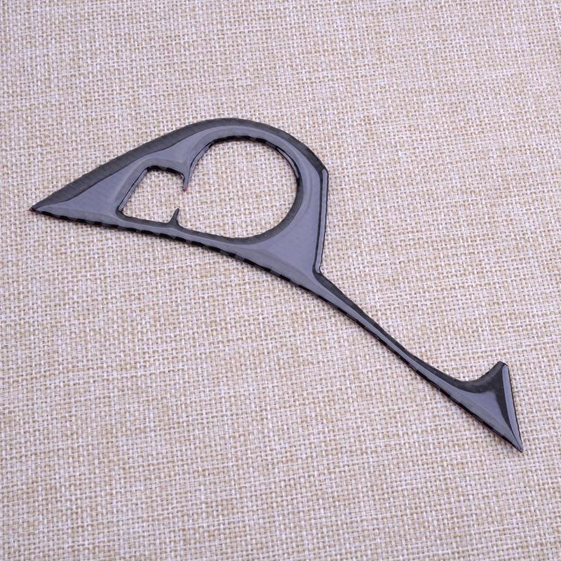 1 Pair Black Carbon Fiber Car Steering Wheel Button Covers Trims Stickers Fit For Honda Accord 2017 2016 2015 2014 2013