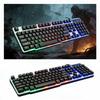 RGB Backlit Silent Membrane Gaming Keyboard, Mechanical Feel, 104-Key, Wired USB, Cross-Border.